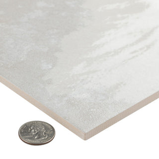 Kings Luxe Tradition Square Silver Ceramic Wall Tile