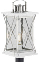 Barlowe Collection Stainless Steel 1-Light Post Lantern