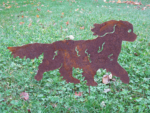 Cavalier King Charles Spaniel Garden Art
