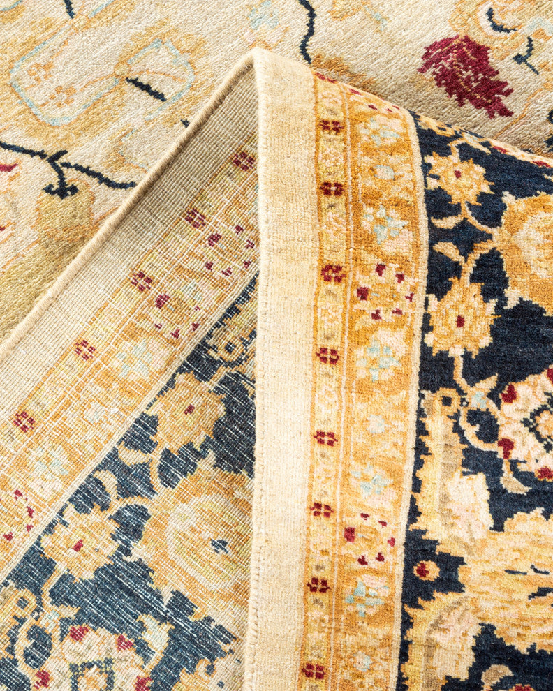 MOGUL, Hand Knotted Area Rug 13' 7" X 6' 2"
