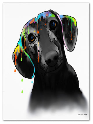 'Dachshund' Canvas Art by Marlene Watson