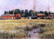 Theodore Robinson The Ship Yard, 18"x27" Wall Decal