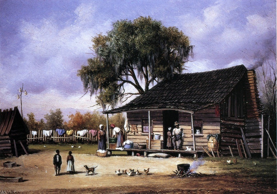 William Aiken Walker South Georgia Shanty, 18"x27" Gallery Wrapped Canvas
