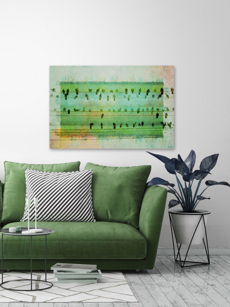 "Wire Nap" Fine Art Canvas Print, 24"x16"