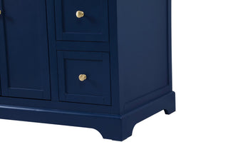 Home Living 22" Farmhouse Blue-Light Bathroom Vanity