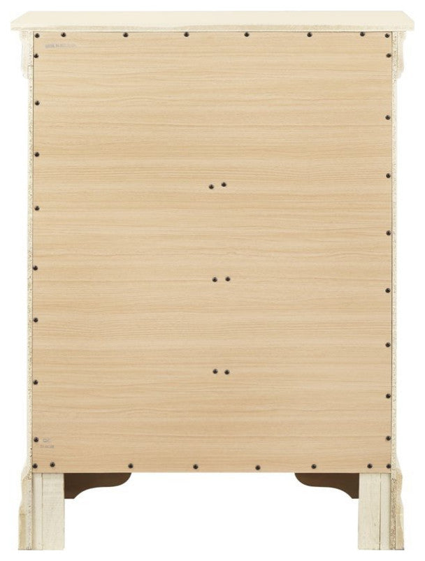 Louis Phillipe 4 Drawer Chest, Beige