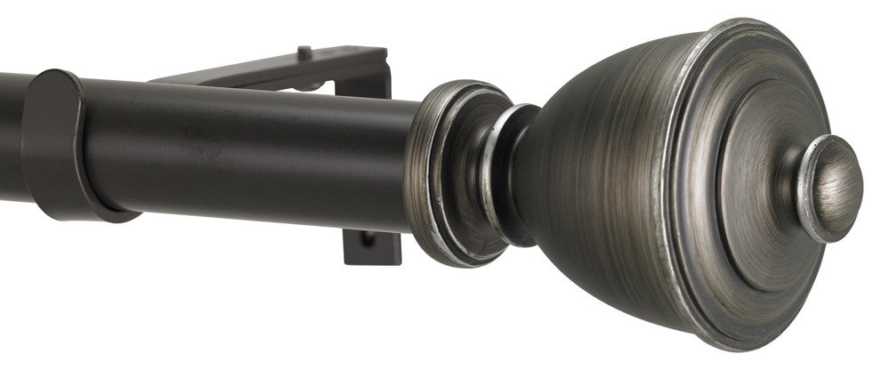Muskoka Non-Telescoping Curtain Rod, Oil Rubbed Bronze, 72''''