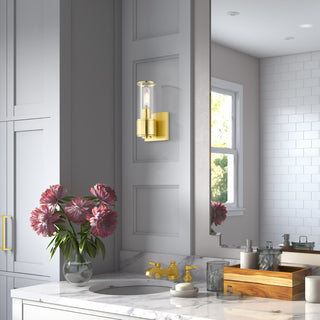 Quincy 1-Light Satin Brass ADA Sconce