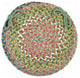 Rhody Rug Country Jewel Peridot 15" Chair Pad