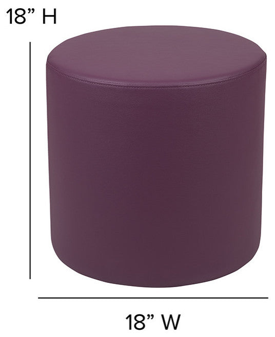 Soft Seating Collaborative Circle, 18" Seat Height , Purple Color