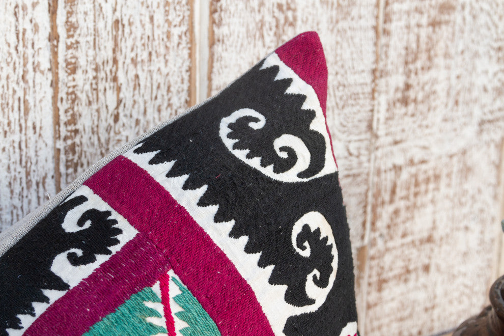 Olma Gul Suzani Lumbar Pillow