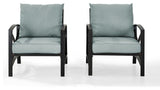 Kaplan 2-Piece Patio Set, 2 Outdoor Chairs, Mist