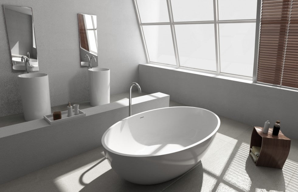Cheviot Products Pietro Solid Surface Bathtub