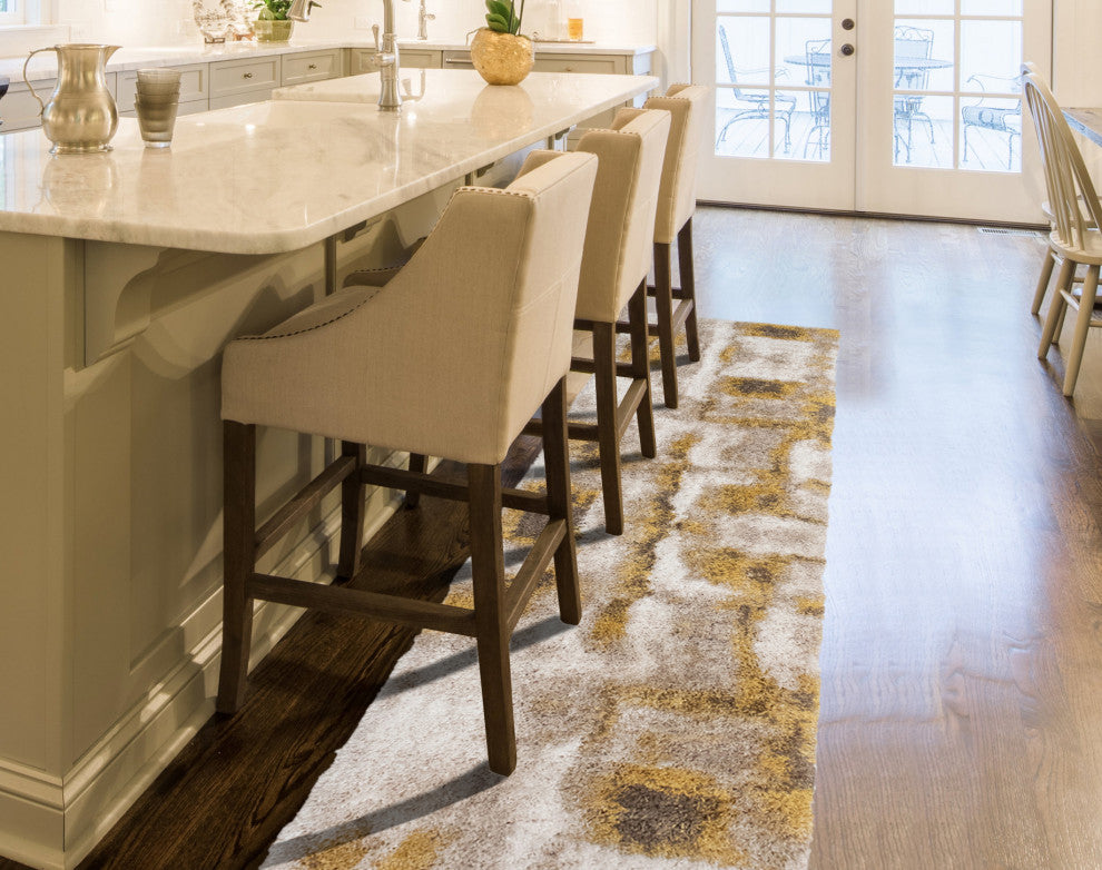 Noori Rug Shag Walsh Beige/Gold Runner