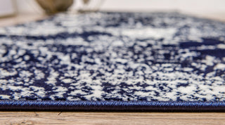 Unique Loom Navy Blue Grand Sofia 2' 0 x 6' 7 Runner Rug