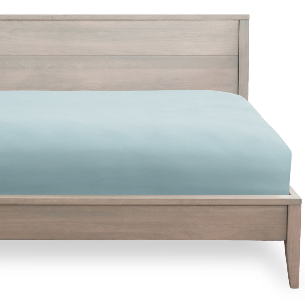 Bare Home Microfiber Fitted Sheets - Set of 2, Light Blue, Queen