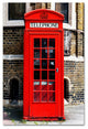 Philippe Hugonnard ''English Phone Booth London'' Canvas Art, 12x19