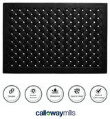 Hampton Weave Rubber Doormat 2'x3'