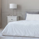Bluff City Bedding, Cal King Size Bamboo Comfort 4 Piece Sheet Set, White