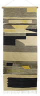 Black and Beige Angular Patterns Wall Hanging