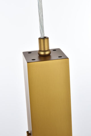 Home Living 32" Pendant, Satin Gold