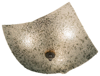 16Sq Metro Fusion Moonscape Glass Flushmount