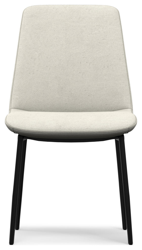 Savannah Dining Chair (Set of 2) in Natural Linen Look Fabric