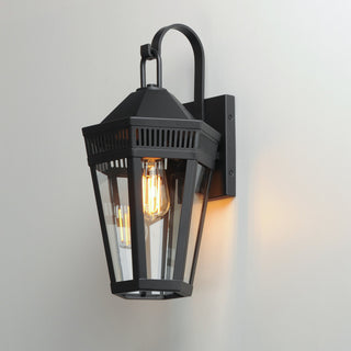 Maxim 30592CL Oxford 18" Tall Outdoor Wall Sconce - Black