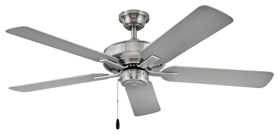 Hinkley Metro 52" Indoor Dual Mount Ceiling Fan, Brushed Nickel