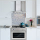 4-Piece, 36" Range, Wall Mount Range Hood, 24" Dishwasher and Refrigerator