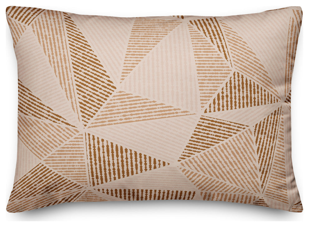 Triangle Speckle 14x20 Spun Poly Pillow