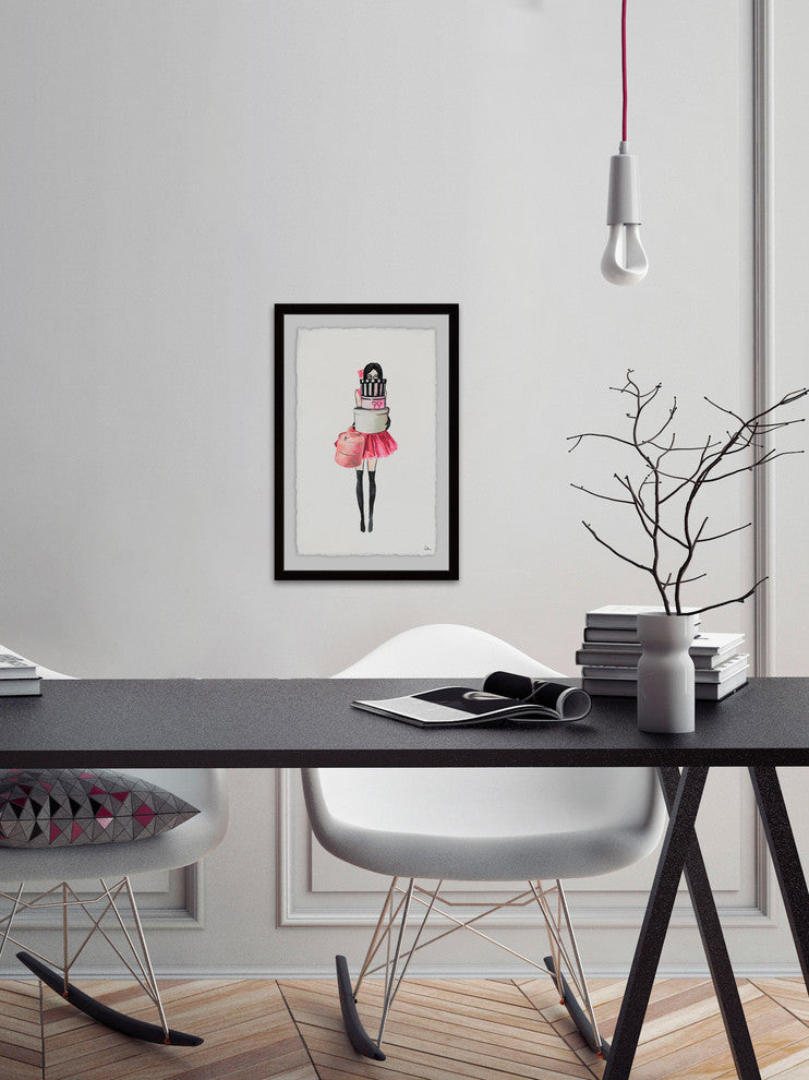 "The Girl I Am" Framed Painting Print, 30"x45"