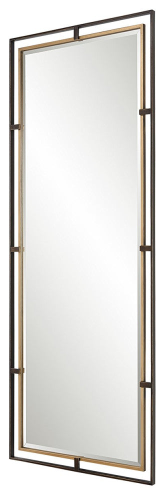 Uttermost Carrizo Tall Bronze & Gold Mirror 09776