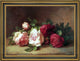 Anna Eliza Hardy Roses  Framed Premium Canvas Print, 18"x27"