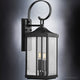 Luxury Transitional Wall Sconce, Midnight Black