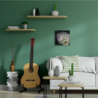 Organic Flower Petal Painting Abstract Floral Pink Cream,1pc, each 17 x 17