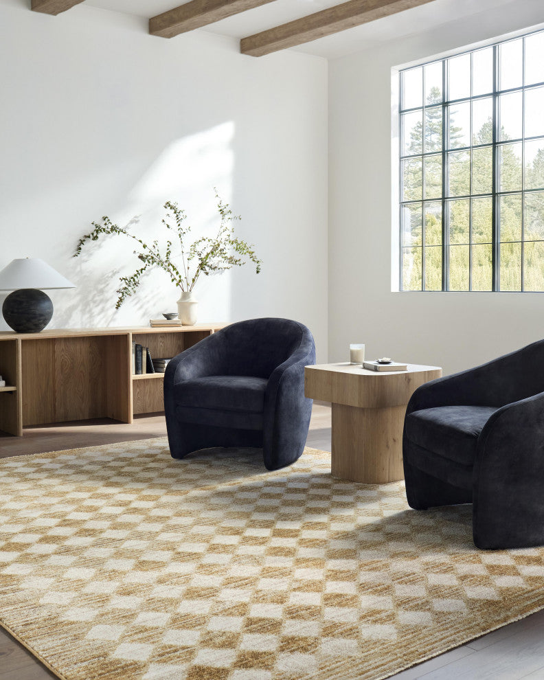 Galey Alix x Livabliss Myrtle Avenue GAMY-2304 Area Rug, Taupe, 5'3" x 7'7"