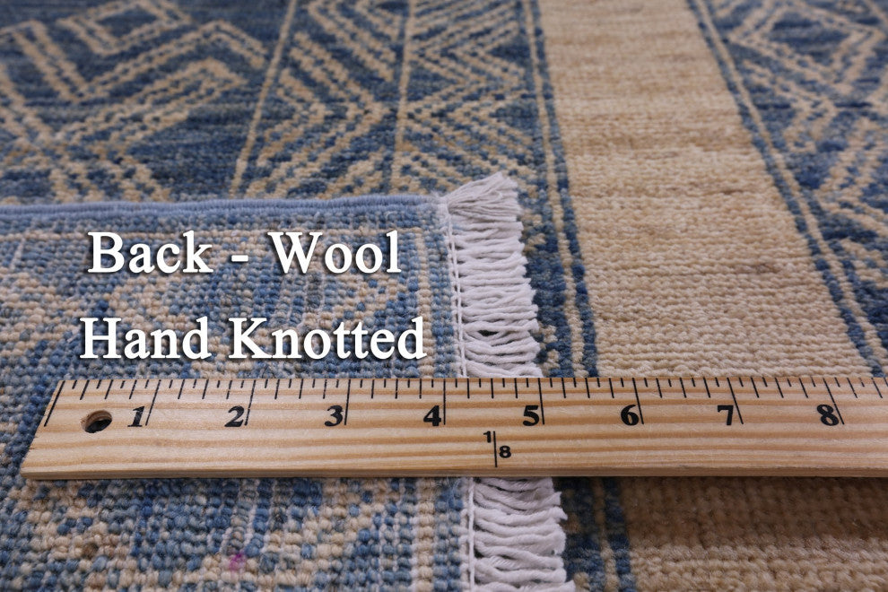 Hand Knotted Navajo Gabbeh Rug 8' 9" X 11' 9" Q6568