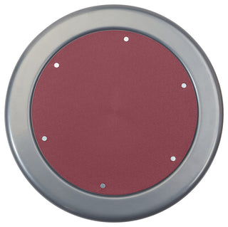 NPS 18-24" Height Adjustable Swivel Stool, Grey Frame, Burgundy Seat