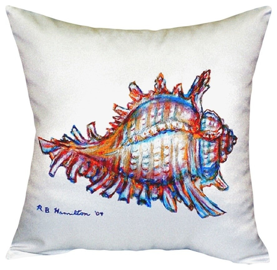 Conch No Cord Pillow - Set of Two 18x18