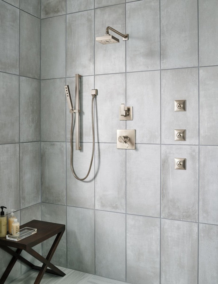 Delta Ara TempAssure 17T Series H2Okinetic Shower Trim, Stainless, T17T267-SS