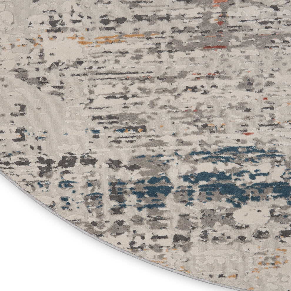 Nourison Home 5'3"xRound Rustic Textures Area Rug