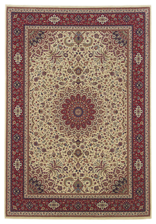 Oriental Weavers Ariana Collection Ivory/Red Oriental Indoor Area Rug 6'7"X9'6"