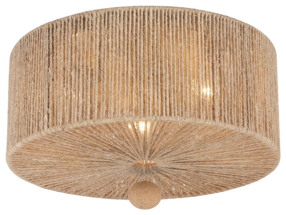 Jessa 3 Light Burnished Silver Ceiling Mount