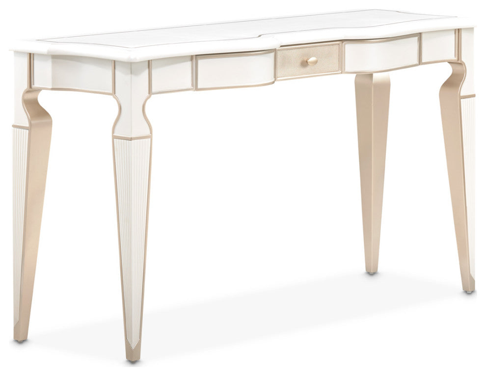 La Marisia Console Table, Creamy Pearl