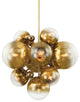 Kyoto 13-Light Chandelier, Vintage Polished Brass