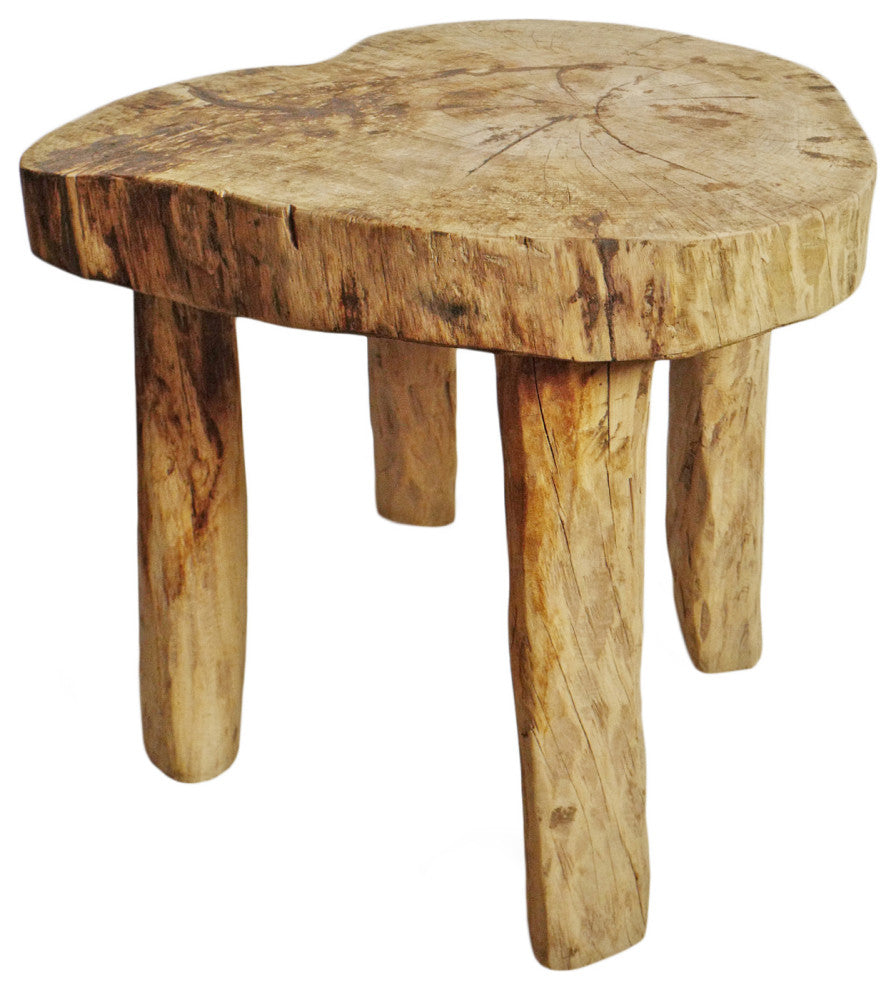 Rustic Raw Naga Four Leg Table