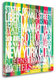 "New York City Life Patterns VII" By Michael Mullan, Gallery Wrap Canvas