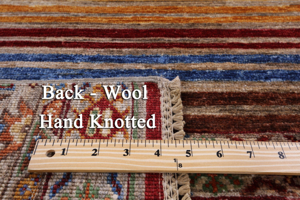 2' 7" X 3' 10" Khorjin Super Kazak Hand Knotted Wool Rug Q7478