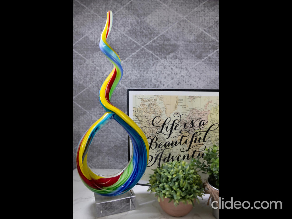 Rainbow 18" Ribbon Centerpiece